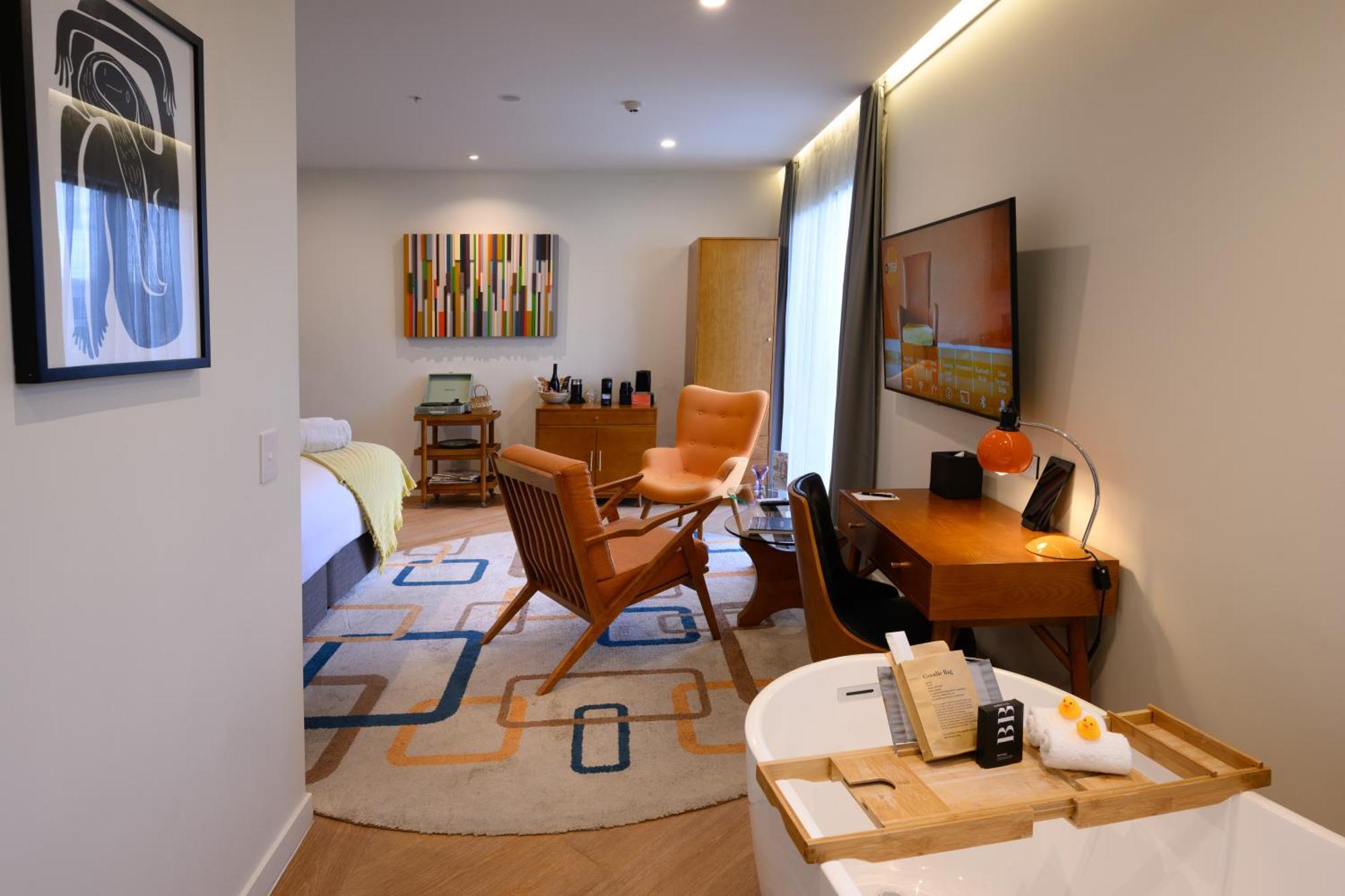 Hotel Ohtel Auckland Exterior foto A room at the hotel