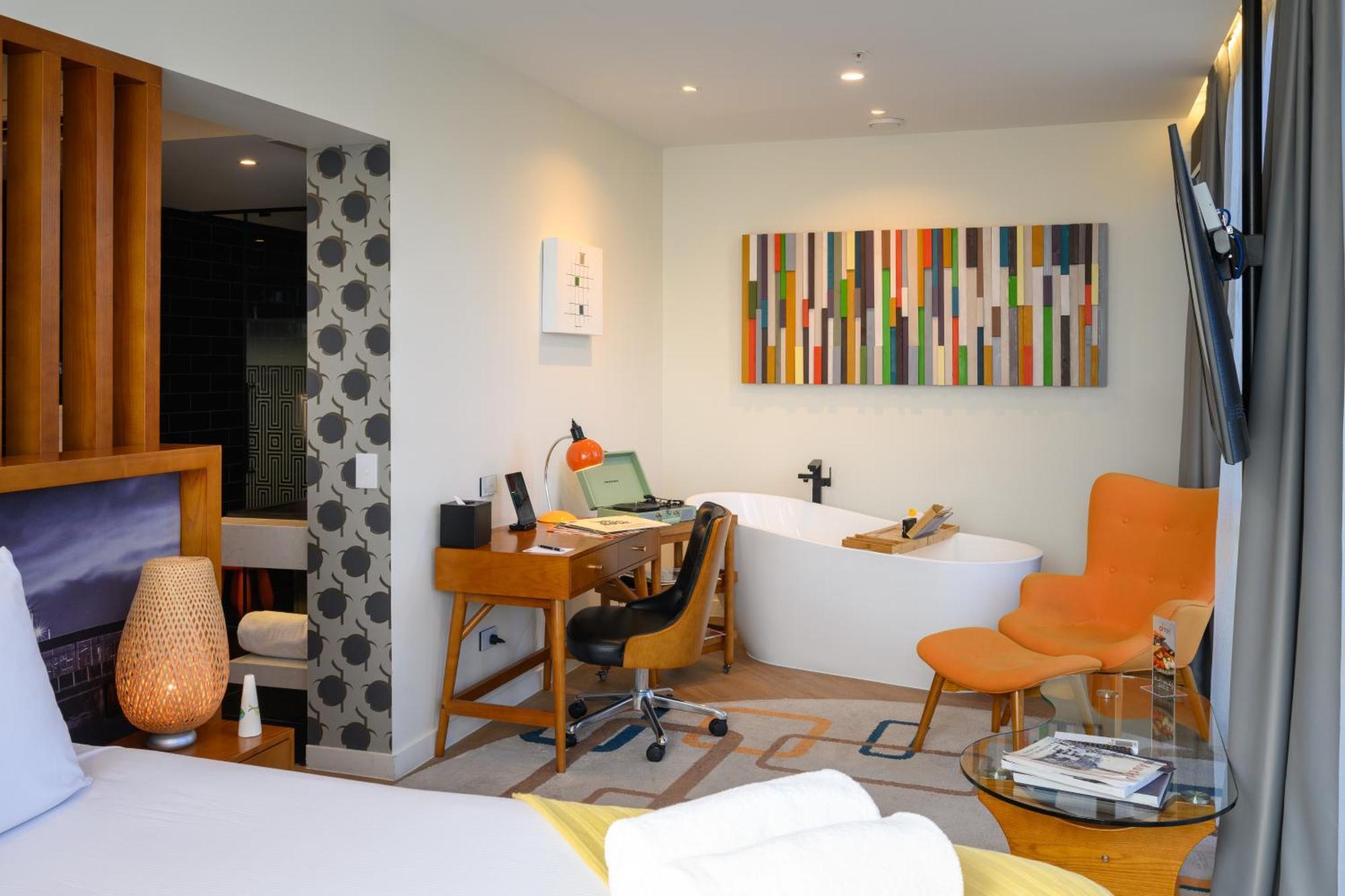 Hotel Ohtel Auckland Exterior foto A room at the hotel