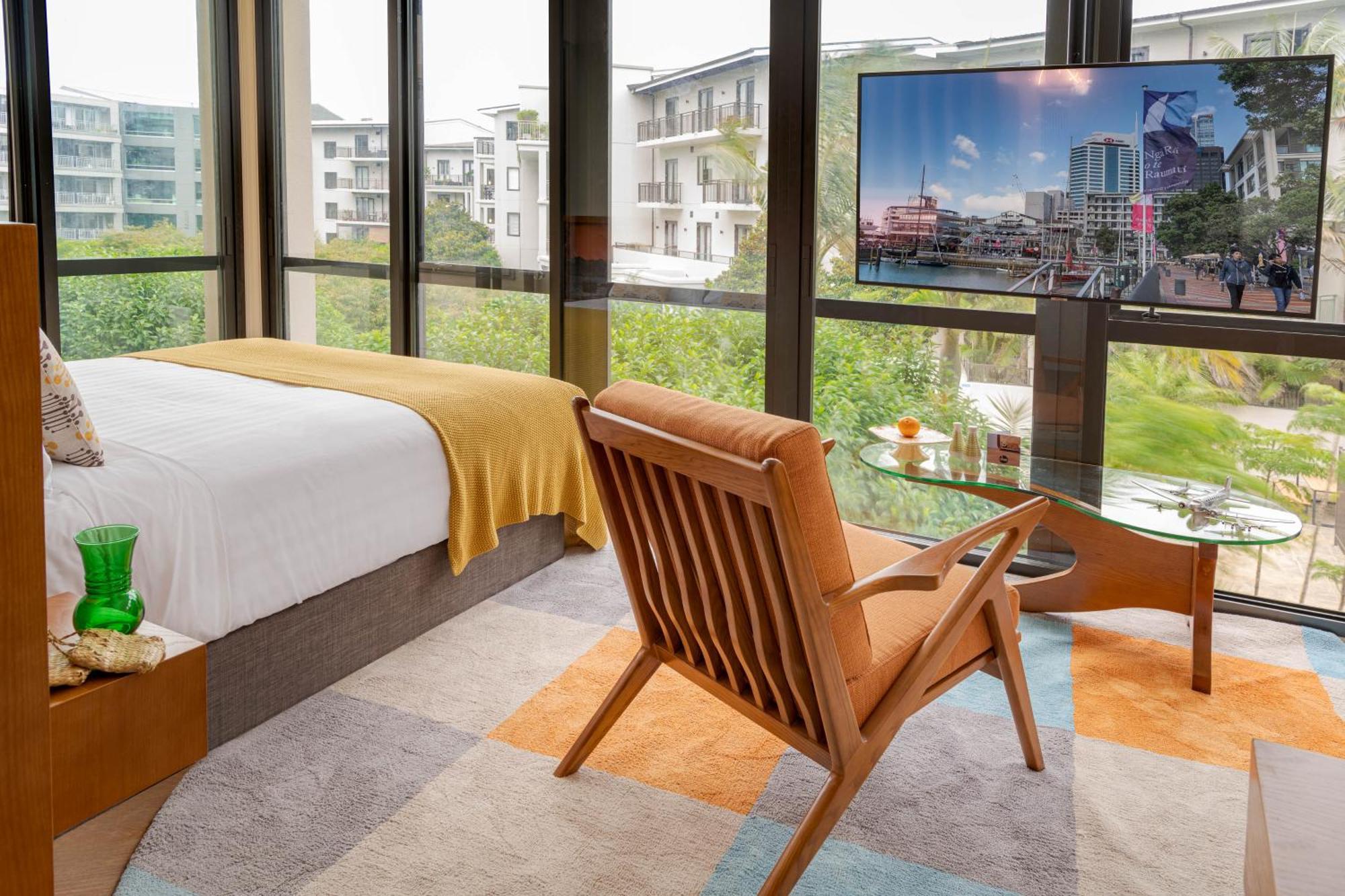 Hotel Ohtel Auckland Exterior foto A bedroom at the hotel