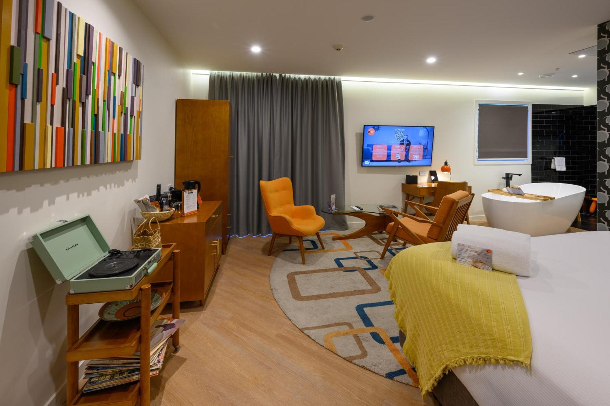 Hotel Ohtel Auckland Exterior foto A room at the hotel