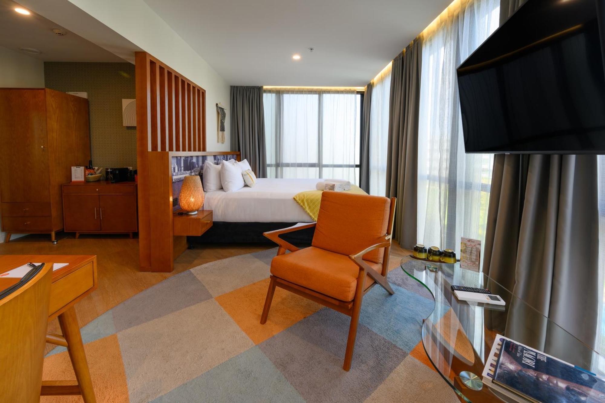Hotel Ohtel Auckland Exterior foto A room at the hotel