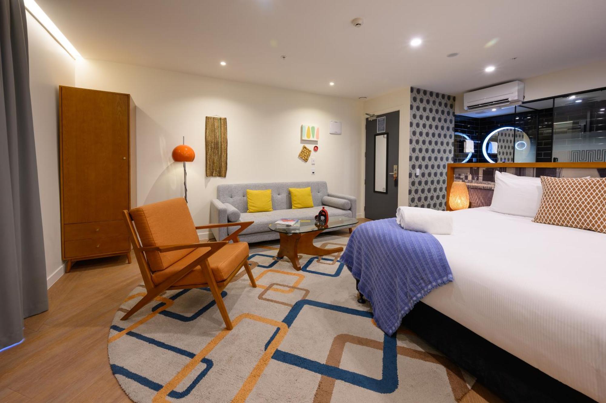 Hotel Ohtel Auckland Zimmer foto A room at the hotel